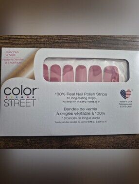 Color Street "Munich Mulberry" Peel-and-Stick Nail Strips